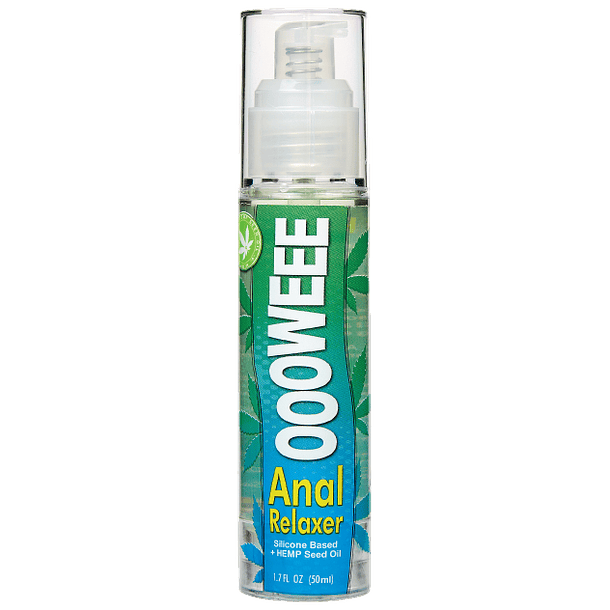 OOOWEEE Anal Relaxer – Lubricante de Silicona con Aceite de Semilla de Cannabis (50 ml)