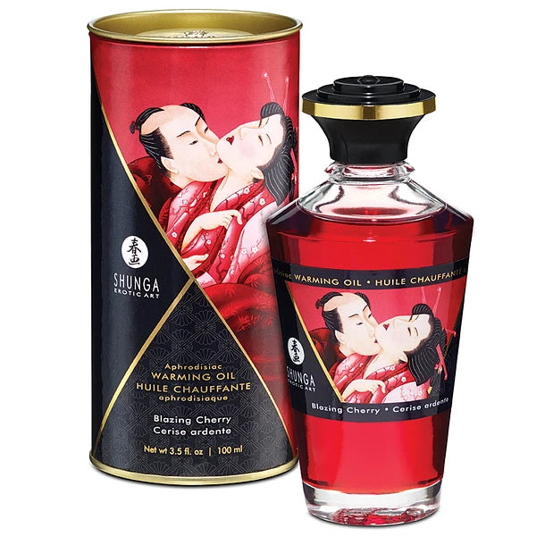 ❤️ Aceite Afrodisíaco Shunga – Blazing Cherry (Cereza Ardiente)