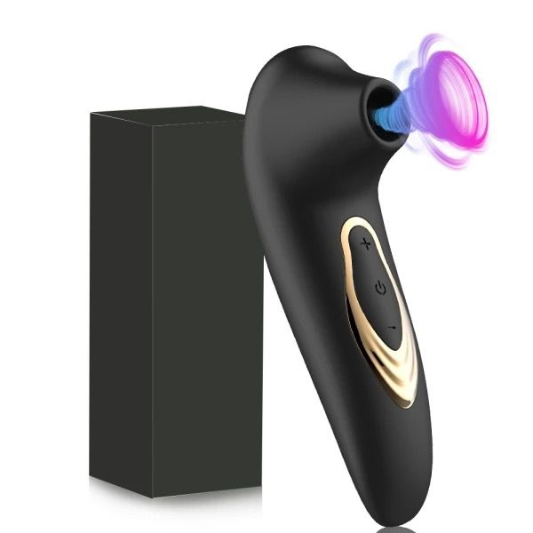 Succionador de Clítoris "Negro" – Potente, Elegante y Recargable